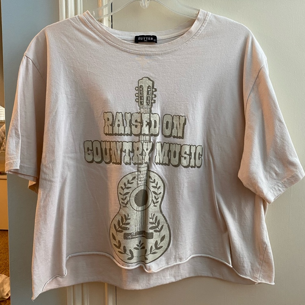 Raised on country music T-shirt